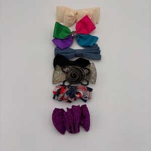 Vintage Handmade Colorful Hair Accessories Set